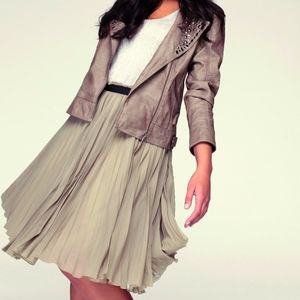Collection pleated skirt dress